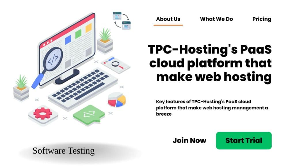 Die PaaS-Cloud-Plattform von TPC Hosting, die das Webhosting